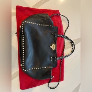Valentino medium grainy calfskin rockstud bag